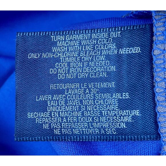 POLO by Ralph Lauren Fall 6 Active V-Neck T-Shirt Men's Blue SIZE XL NEW - Picture 4 of 5